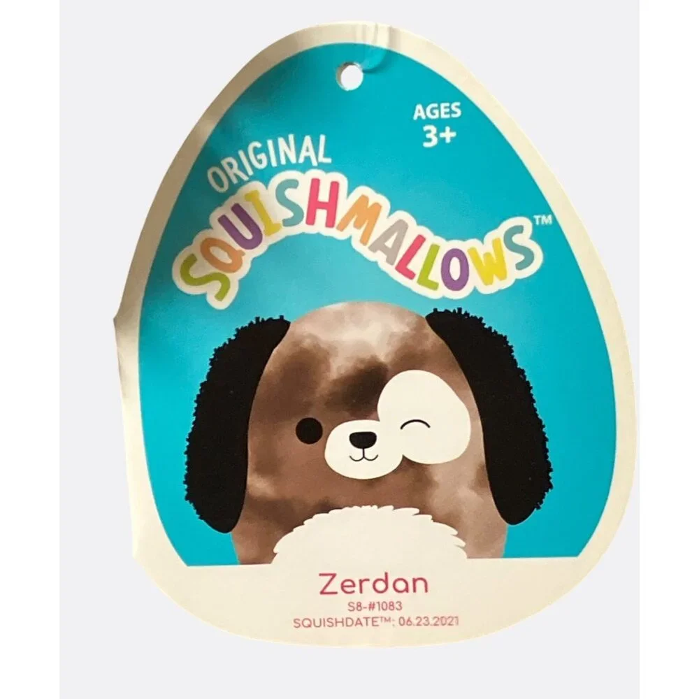 Original Squishmallows Zerdan Dog Plush Toy - Picture 5 of 15